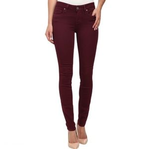 Maroon PAIGE Verdugo Ultra Skinny Jeans | 25